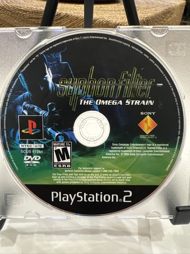 Syphon Filter: The Omega Strain (Sony PlayStation 2) PS2 Black Label Nur Disc!