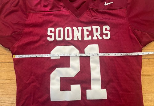 Oklahoma Sooners Vintage 90’s Nike Pro Cut Football Jersey Mens L EUC Rare USA - Picture 6 of 11