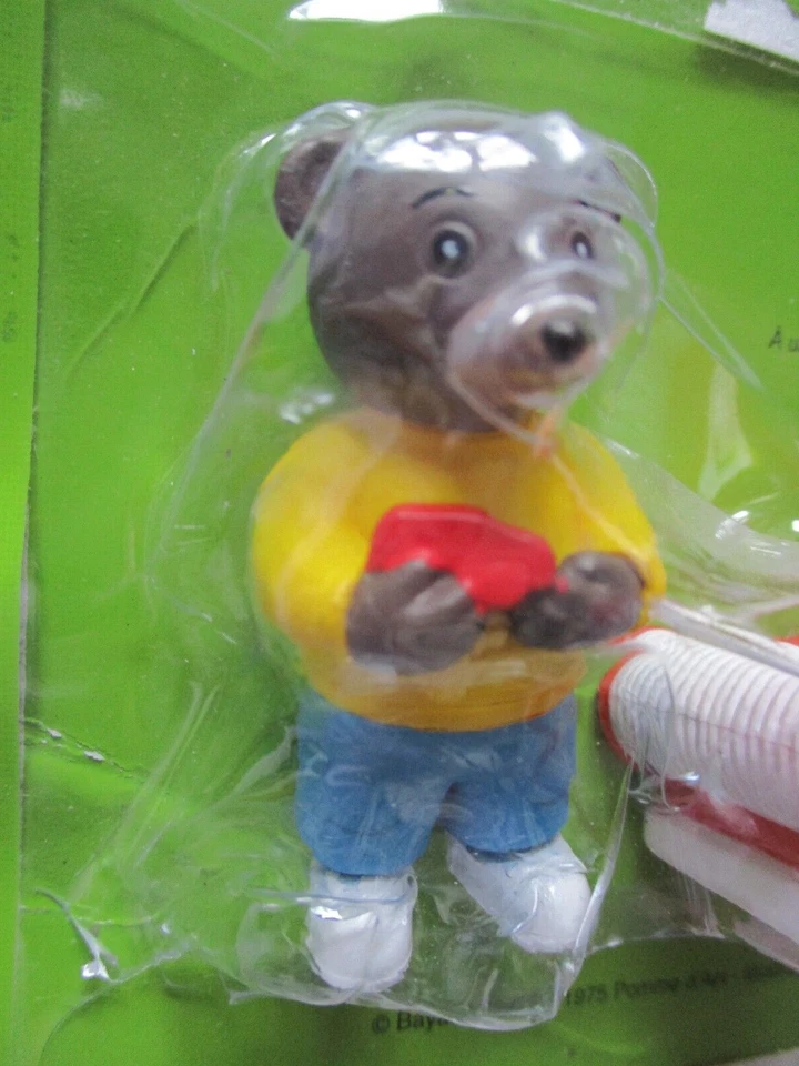 Blister Figurine Petit ours Brun "  Au Manège " / Neuf - Photo 3/4