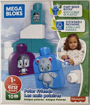 Fisher Price MEGA BLOKS Polar Friends erste Bausteine Kinder Spielzeug Alter 1+