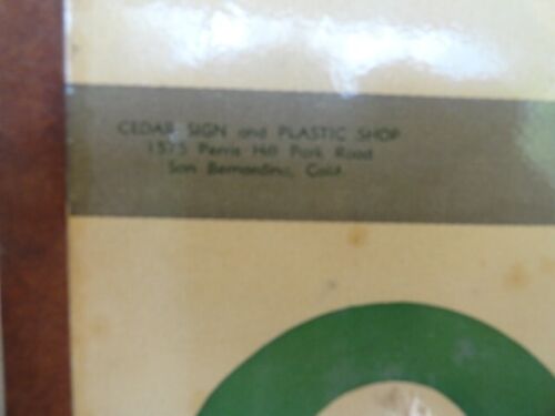 Old Fresh Up With 7up Open Closed Doubled Sided Advertising Door Sign ORIGINAL - Picture 3 of 4