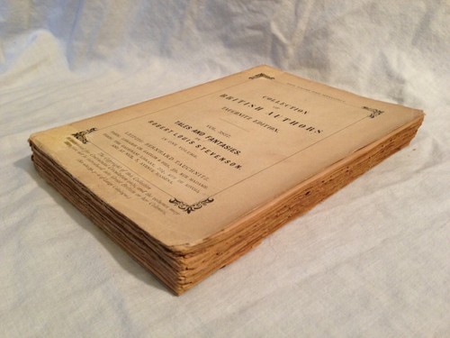 Robert Louis Stevenson - Tales and Fantasies - 1st Tauchnitz 1905, Scarce - Picture 7 of 9