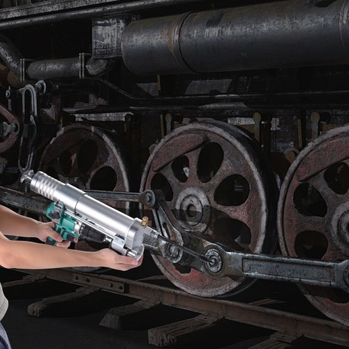 12000PSI Akku Fettpresse Grease Gun Mit 1.5Ah Akkus & Ladegerät Für Makita 12.5V - Bild 10 von 10