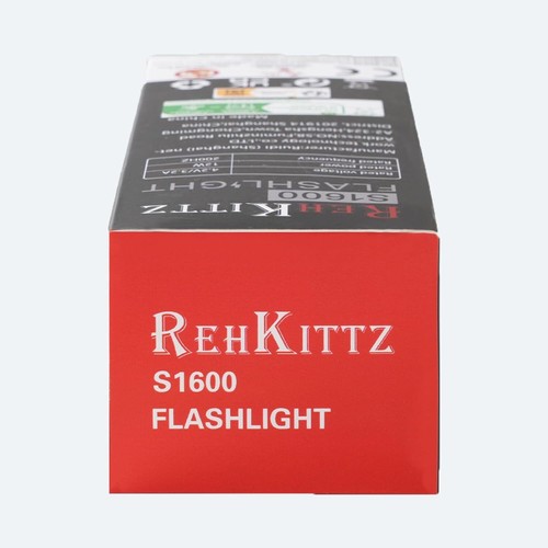 REHKITTZ LED Taschenlampe,Extrem Hell CREE Handlampe für Camping,Ausrüstung,Mili - Bild 12 von 13