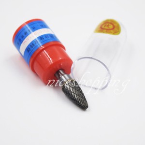 Cylindrical Cut Tungsten Carbide Burr Bur Cutting Tool Die Grinder Bit 1//4/" F6*1