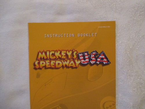 Nintendo 64 Mickey's Speedway & Diddy Kong Racing Instruction Booklets ONLY - Picture 4 of 12