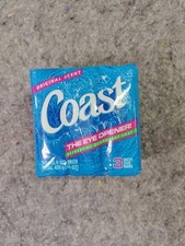 3 VTG 1998 Coast Bar Soap Original Scent Deodorant Regular Bath Size 5oz Each