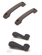 4 Pc Set 2 Window Crank 2 Grab Pull Grip Handles For 1980 - 95 Suzuki Samurai