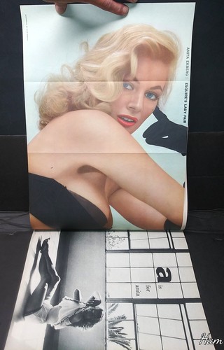 ESQUIRE Magazine VESPA SCOOTER COVER/AD September 1956 Anita Ekberg pinup STYLE - Picture 4 of 9