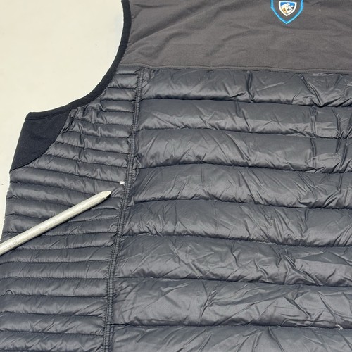 Men's Size Medium Kuhl Projekt Black Spyfire Vest 90% Goosedown 1129 Vest *FLAW - Picture 4 of 14