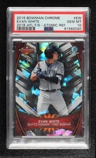 2019 Bowman Chrome 2018 AFL Fall Stars Atomic Refractor Evan White PSA 10 0bl9