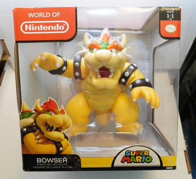 #ad #ad 2014 World of Nintendo BOWSER 6quot; Deluxe Figure Series Jakks Pacific NEW $44.99