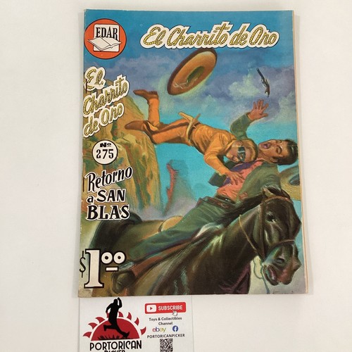 1964 SPANISH MEXICAN COMICS EL CHARRITO DE ORO #275 EDAR PHOTO COMIC MEXICO