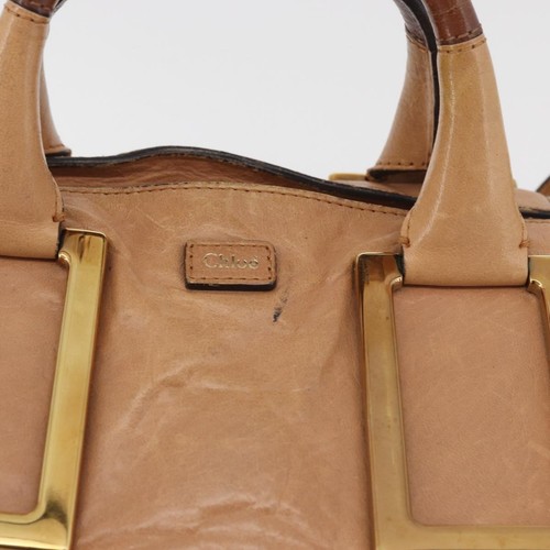 Borsa a mano Chloe Etel in pelle 2 vie beige oro originale hk3719A - Foto 3 di 24