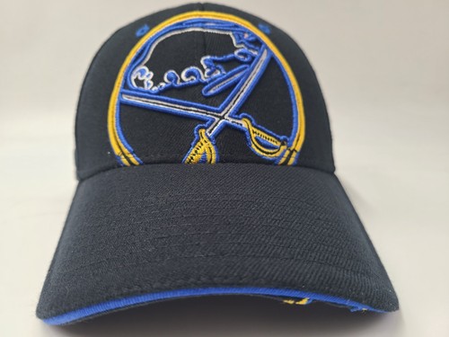 Buffalo Sabres Zephyr Flex Fitted M-L Hat Cap Acrylic Blend Men NHL Hockey Black - Picture 2 of 11