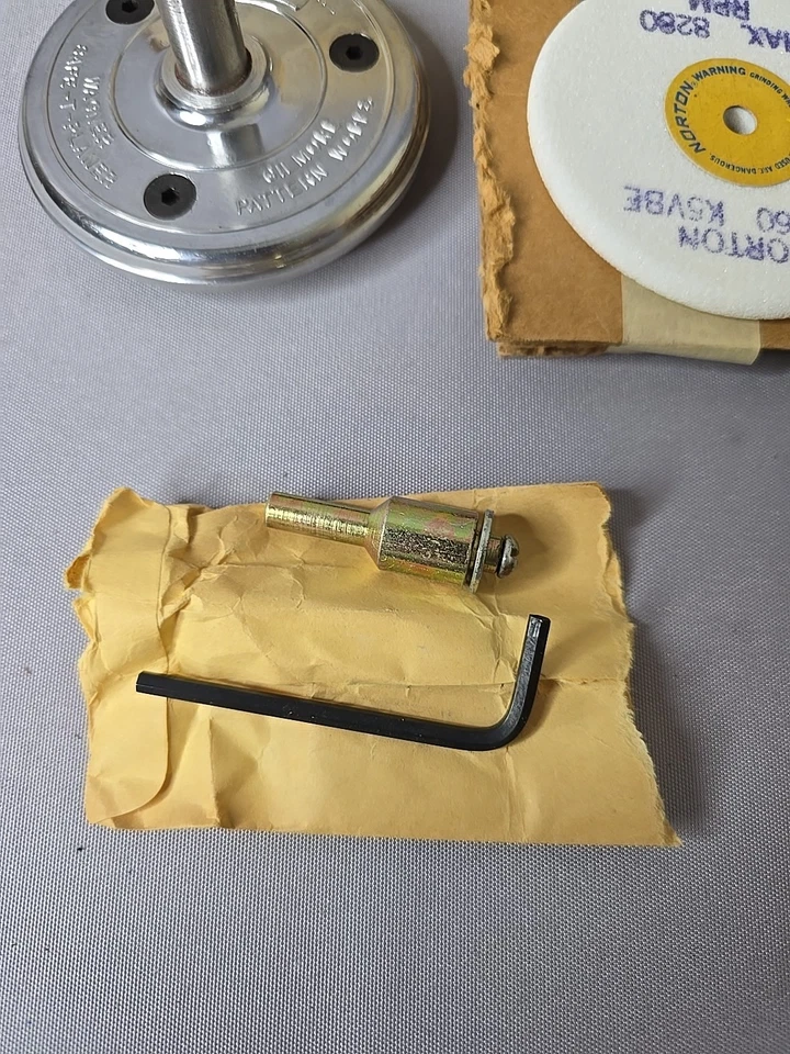 Nova Caixa Aberta Original Wagner Safe-T-Planer Kit DP-1 Mandril de Rebolo, Chave - Imagem 2 de 4