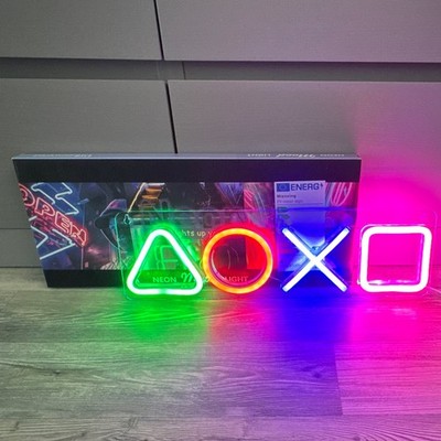 Paladone PlayStation Icons Light LED Wandlampe USB mehrfarbig Wandmontage