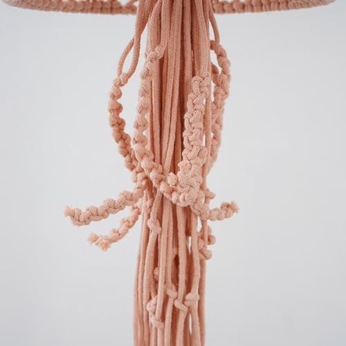Macrame Wall Hanging,Jellyfish Dream Catcher with Star Lights,Bohemian Woven - Imagen 6 de 7