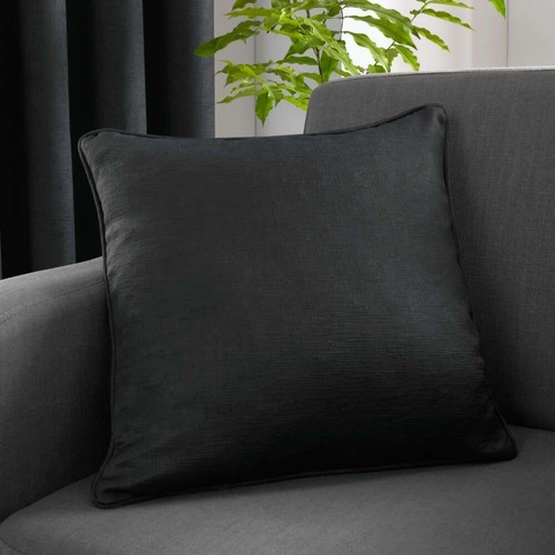 Cuscino Riempito Fusion Strata Nero - Foto 1 di 2