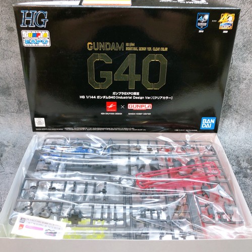 HG 1/144 Gundam G40 Clear Color Industrial Design Ver. Gunpla EXPO Limited Kit - Bild 3 von 11