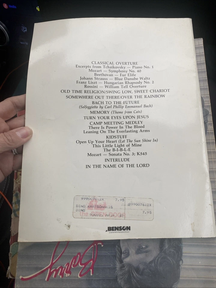 Dino Kartsonakis Self Titled Songbook (Piano) - Image 4 of 4