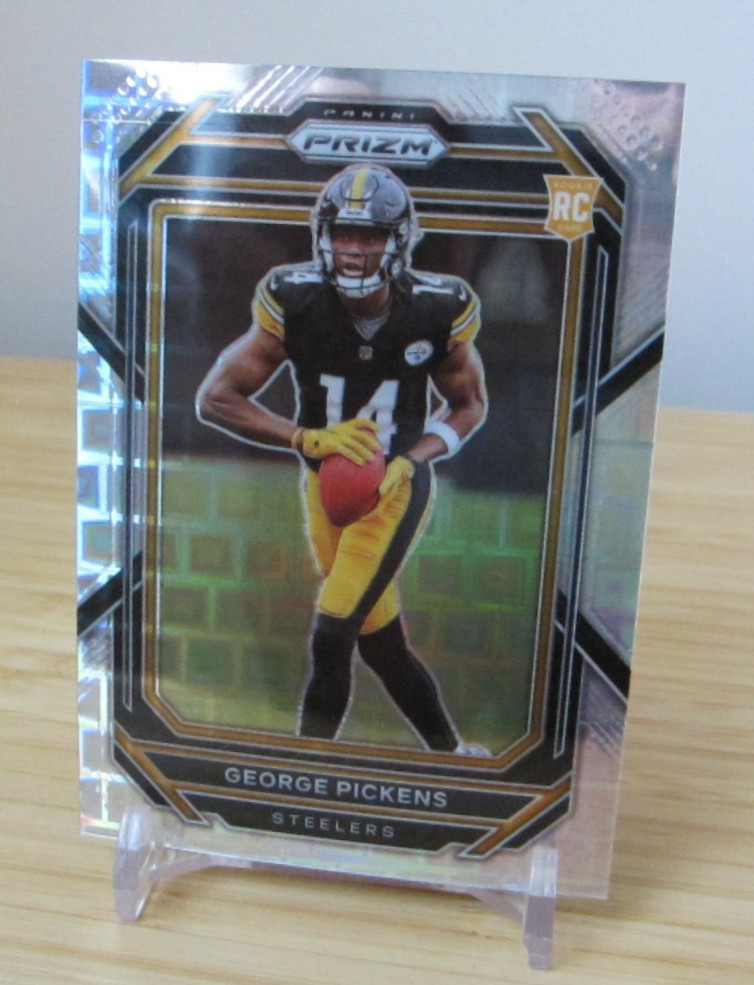 2022 Panini Prizm Pandora Premium Silver Holo /400 RC #329 George Pickens RC