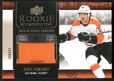 2020-21 Upper Deck Rookie Retrospective Joel Farabee Jersey #RR-6 Philadelphia