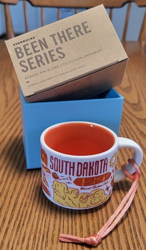 Starbucks Been There Series South Dakota Mini Kaffeetasse 2oz Ornament Demitasse