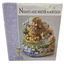 Classic Treasures MUSICAL NOAHS ARK WATER FOUNTAIN NEW IN OPEN BOX
