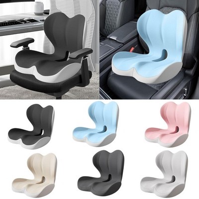 Memory Foam Sitz Rückenkissen Komfort Atmungsaktiv Orthopädische Steißbein Wirbelsäulenmatte