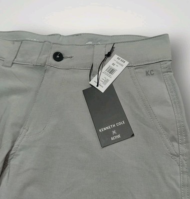 Kenneth Cole Active Core Shorts Mens 30 Lightweight Water Resistant Gray New