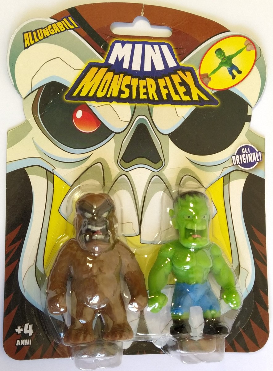 プチMonster Mini Monster Flex 1st Series Bigfoot + Frankenstein Super Stretchy