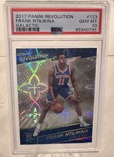 2017 Frank Ntilikina RC Galactic Panini Revolution PSA 10 Rookie SSP