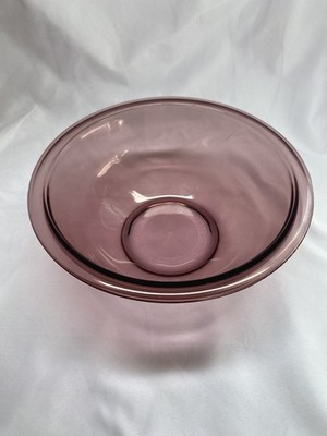 Vintage PYREX Corning Cranberry Glass 323 Nesting Mixing Bowl 1.5L  *No Chips*