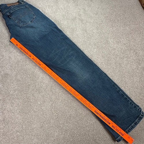 Mens Rock & Roll Hooey Relaxed Stackable Bootcut Jeans Denim Size 31x34 - Picture 12 of 13