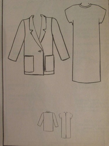 SIMPLICITY 9552 Misses/MS Petites Dress & Unlined Jacket PATTERN 6-14/16-24 UC - Picture 2 of 3
