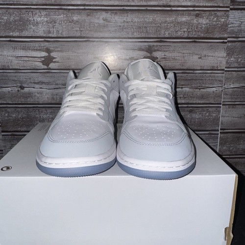 Nike Air Jordan 1 Low Wolf Grey Aluminum DC0774-105 Women's Size 10 - Picture 3 of 6