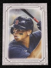 2022 Museum Collection #CCR-15 Rafael Devers Canvas Reproduction Boston Red Sox