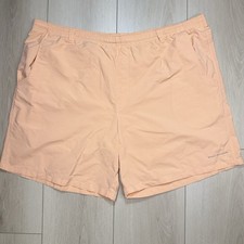 VTG Columbia PFG Omni-Shade Peach Nylon Fishing Swim Shorts Men s 2X UPF FLAWS