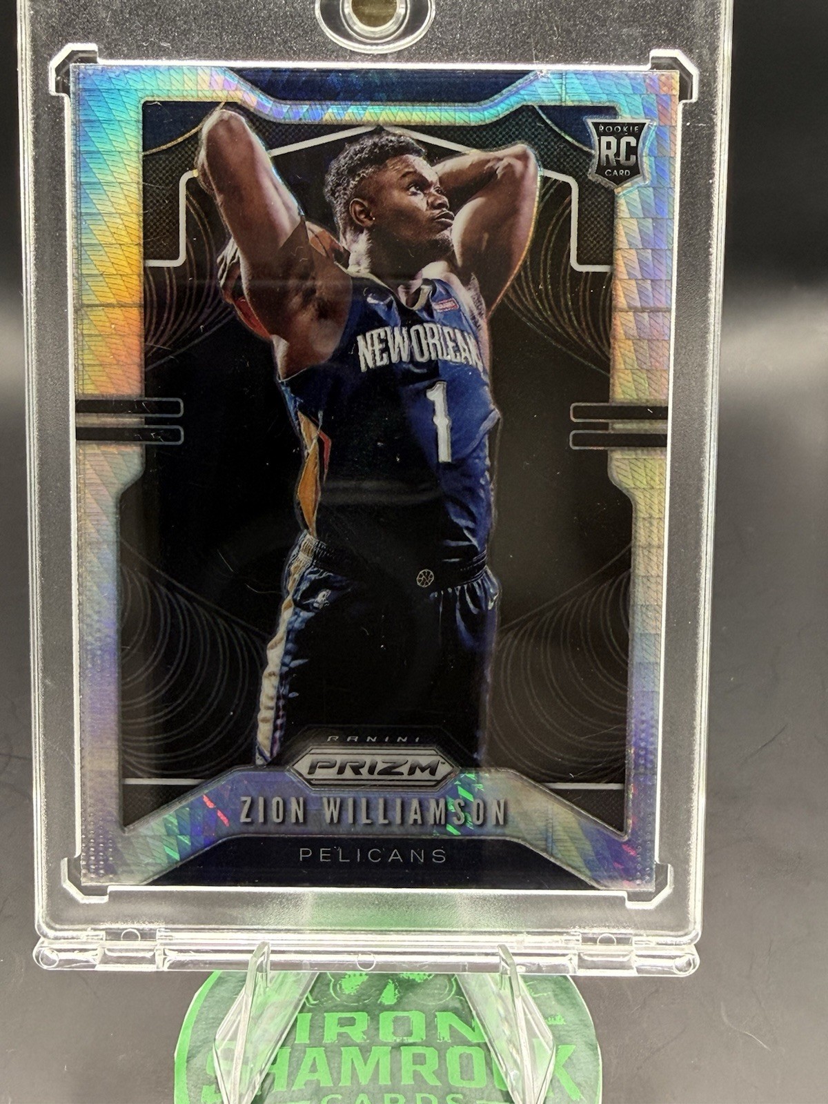 2019-20 Panini Prizm Zion Williamson Hyper Prizm #248 RC