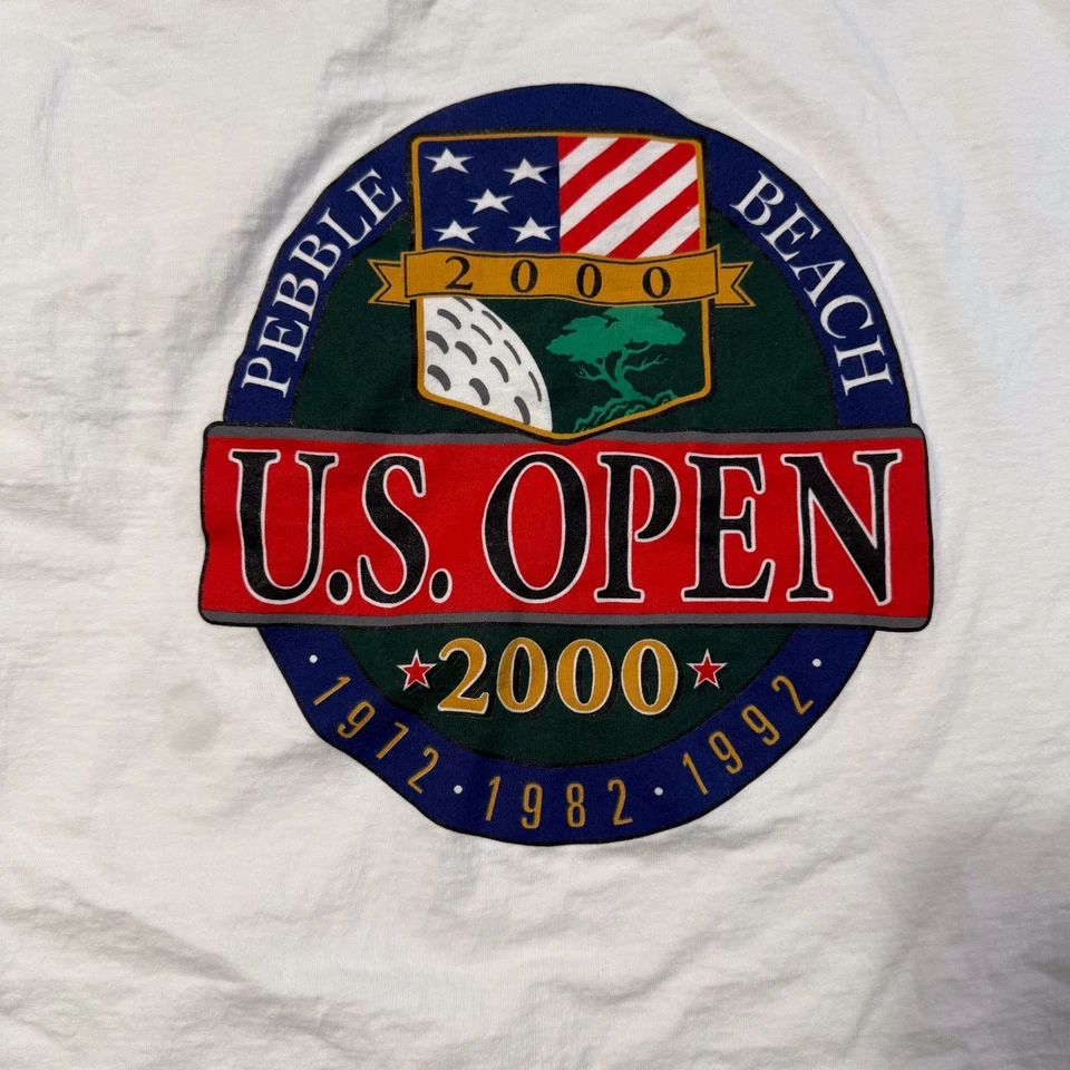 Camiseta De Colección 2000 US Open Pebble Beach Etiqueta SDI Talla Mediana M Camiseta Gráfica Foto 3 de 4