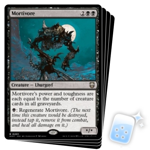 MORTIVORE X4 Modern Horizons 3: Commander Magic MTG MINT CARD - Picture 1 of 1