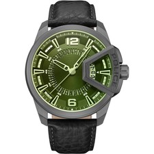 Image of Police Men s Analog Quartz Watch with Leather Strap PEWJB0005603