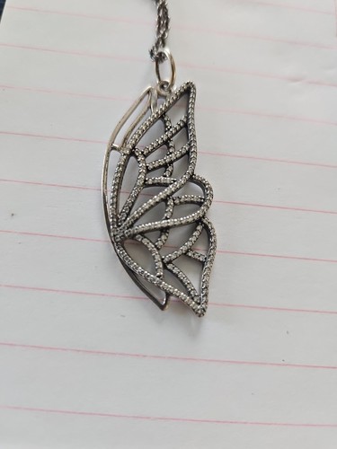 Pandora New Beginnings Butterfly Wing Necklace S925 ALE - Picture 5 of 5