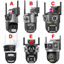 Dual Lens HD 1080P WiFi IP Camera Wireless Outdoor CCTV PTZ Home Security IR Cam
