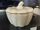 Anthropologie Handpainted Stoneware Lidded Small Baker