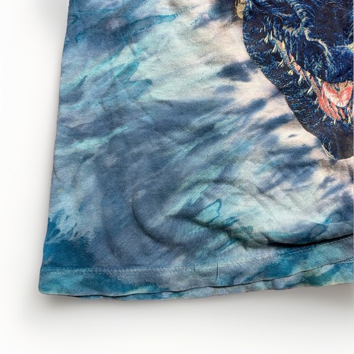 Godzilla 1998 Movie Promo T-Shirt Vintage Tie Dye Youth XL Mens Small AOP - Picture 8 of 8