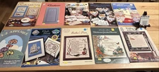 Sewing Cross Stitch Leaflets Booklets Patterns Lot of 49 Leisure Arts & More VTG