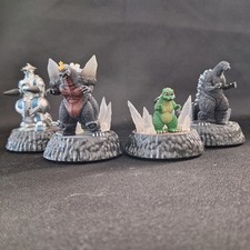 Bandai Gashapon Godzilla Vs Spacegodzilla 4" Figures HGD 1994 Little G Moguera