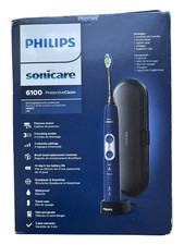 Philips Sonicare 6100 ProtectiveClean Toothbrush - No BrushHead - Blue HX6871/49